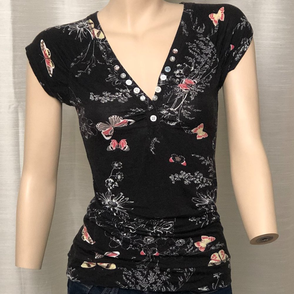 American Rag Butterfly shirt, XS